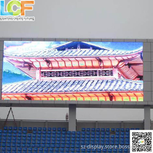 Financial institutions wide viewing angle P16 rgb DIP led board